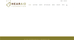 Desktop Screenshot of hearaidfoundation.org